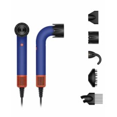 Фен Dyson Supersonic HD18, vinca blue /topaz orange, синий/топаз (без кейса)