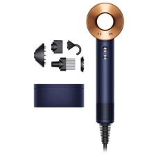 Фен Dyson Supersonic HD07 с кейсом для хранения, EU/AE, prussian blue/rich copper 
