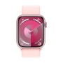 Apple Watch S9 GPS + Cellular 45mm Pink Aluminum Case with Light Pink Sport Loop