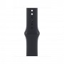 Apple Watch Series 9 45mm Graphite Steel Case with Sport Band Midnight S/M
