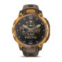 Умные часы Garmin Instinct Crossover Amoled Bronze Sunburst Cocoa 010-03398-01