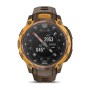 Умные часы Garmin Instinct Crossover Amoled Bronze Sunburst Cocoa 010-03398-01