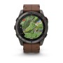 Умные часы Garmin Fenix 8 Pro 51mm Microled Sapphire Lens Carbon Grey DLC Tinanium With Black/Pebble Gray Silicone 010-03199-40