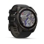 Умные часы Garmin Fenix 8 51mm Solar Sapphire Carbon Gray DLC Titanium with Black/Pebble Gray Silicone 010-02907-11