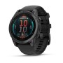 Умные часы Garmin Fenix E 47 мм Amoled Slate Gray Steel with Black Silicone Band 010-03025-01