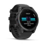 Умные часы Garmin Fenix E 47 мм Amoled Slate Gray Steel with Black Silicone Band 010-03025-01