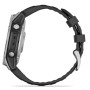 Умные часы Garmin Fenix E 47 мм Amoled Stainless Steel with a Black Silicone Band 010-03025-00