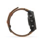 Умные часы Garmin Fenix 8 Pro 47mm Amoled Sapphire Titanium Carbon Grey Chestnut Leather 010-03198-40