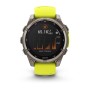 Умные часы Garmin Fenix 8 47 мм Solar Sapphire Titanium Yellow 010-02906-21