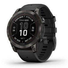 Умные часы Garmin Garmin Fenix 7 Pro 47 мм Sapphire Solar Carbon Grey Whit Black Band 010-02777-00
