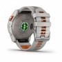 Умные часы Garmin Fenix 7X Pro 51 мм Sapphire Titanium with Fog Gray/Ember Orange 010-02778-14