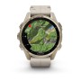 Умные часы Garmin Fenix 8 43 мм Amoled Sapphire Soft Gold with Limestone Leather Band plus Dark Sandstone Silicone 010-02903-40
