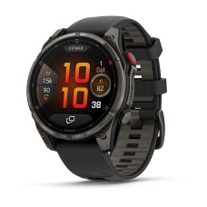 Умные часы Garmin Fenix 8 Pro 47mm Amoled Sapphire Lens Carbon Grey DLC Tinanium With Black/Pebble Gray 010-03198-01