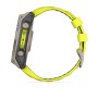 Умные часы Garmin Fenix 8 51mm Solar Sapphire Titanium with Yellow Graphite Silicone 010-02907-20