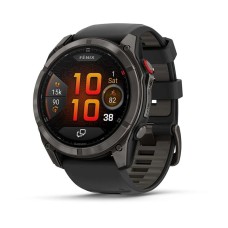 Умные часы Garmin Fenix 8 Pro 51mm Amoled Sapphire Lens Carbon Grey DLC Tinanium With Black/Pebble Gray 010-03199-01