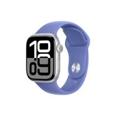 Apple Watch S10 42mm Silver Aluminium Case with  Periwinkle Sport Band S/M