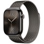 Apple Watch S10 42mm Slate Titanium Case with Slate Milanese Loop