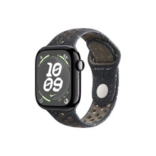 Apple Watch S10 42mm Jet Black Aluminum Case with Midnight Sky Nike Sport Band M/L