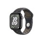Apple Watch S10 42mm Jet Black Aluminum Case with Midnight Sky Nike Sport Band M/L