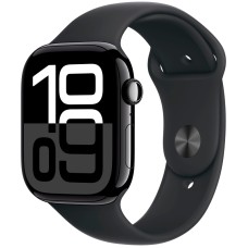 Apple Watch S10 GPS + Cellular, 46mm Aluminium Jet Black M/L
