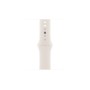 Apple Watch S10 42mm Silver Aluminium Case with with Starlight Sport Band  S/M