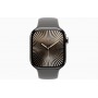 Apple Watch S10 46mm Natural Titanium Case with Stone Gray Sport Band M/L 