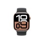 Apple Watch S10 46mm Rose Gold Aluminum Case with Black Solo Loop Size 9