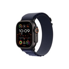 Умные часы Apple Watch Ultra 2 (2024) GPS + Cellular, 49 мм, корпус из черного титана, ремешок Alpine Loop Navy синего цвета, US, размер M