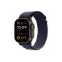 Умные часы Apple Watch Ultra 2 (2024) GPS + Cellular, 49 мм, корпус из черного титана, ремешок Alpine Loop Navy синего цвета, US, размер M