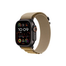 Умные часы Apple Watch Ultra 2 (2024) GPS + Cellular, 49 мм, корпус из черного титана, ремешок Alpine Loop Tan бежевого цвета US, размер M