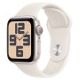 Умные часы Apple Watch SE 2 (2024) 40mm Starlight Aluminum Case with Starlight Sport Band M/L HK
