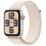 Умные часы Apple Watch SE 2 (2024) 44mm Starlight Aluminum Case with Starlight Sport Loop