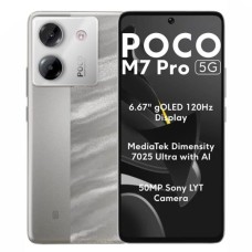 Смартфон POCO M7 Pro 5G 12/512GB Lunar Dust (Серебристый) (без ЗУ)