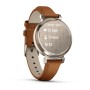 Умные часы Garmin Lily 2 Classic Cream Gold with Tan Leather Band (010-02839-02)