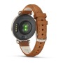Умные часы Garmin Lily 2 Classic Cream Gold with Tan Leather Band (010-02839-02)