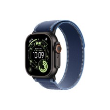 Умные часы Apple Watch Ultra 3 (2025) GPS + Cellular, 49 мм, Black Titanium Case with Blue/Bright Blue Trail Loop, M/L