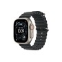 Умные часы Apple Watch Ultra 3 (2025) GPS + Cellular, 49 мм, корпус из бежевого титана, ремешок Ocean Band черного цвета