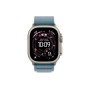 Умные часы Apple Watch Ultra 3 (2025) GPS + Cellular, 49 мм, Natural Titanium Case with Light Blue Alpine Loop S