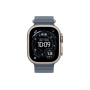Умные часы Apple Watch Ultra 3 (2025) GPS + Cellular, 49 мм, корпус из бежевого титана, ремешок Ocean Band синего цвета