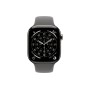 Apple Watch S11 42mm GPS + Cellular, Natural Titanium Case with Stone Gray Sport Band S/M