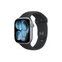 Apple Watch S11 46mm Space Gray Aluminum Case with Black Sport Band M/L