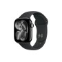 Apple Watch S11 GPS + Cellular 42mm Jet Black Aluminum Case with Black Sport Band S/M
