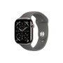 Apple Watch S11 46mm GPS + Cellular, Natural Titanium Case with Stone Gray Sport Band M/L