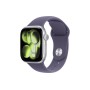 Apple Watch S11 42mm GPS + Cellular Silver Aluminum Case with Purple Fog Sport Band S/M