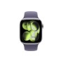 Apple Watch S11 42mm GPS + Cellular Silver Aluminum Case with Purple Fog Sport Band S/M