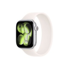 Apple Watch S11 42mm Silver Aluminum Case with Light Blush Solo Loop Size 4