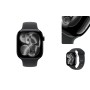 Apple Watch S11 46mm Jet Black Aluminum Case with Black Sport Band S/M