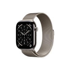 Apple Watch S11 46mm GPS + Cellular, Natural Titanium Case with Natural Milanese Loop S/M
