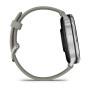 Умные часы Garmin Venu 4 45mm Silver Bezel With Silver Gray Silicone Band 010-03014-01