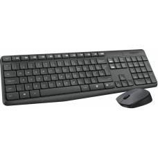 Комплект клавиатура+мышь Logitech MK235 Grey